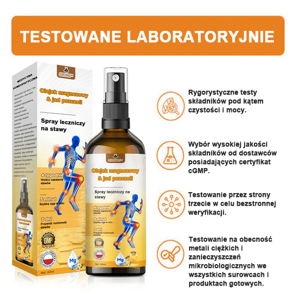 ✅Oficjalny sklep: Ourlyard™ Olej magnezowy i miód w sprayu do naprawy stawów👨⚕️Zatwierdzony przez Polską Agencję Leków, Wyrobów Medycznych i Produktów Biologicznych (URPL)🔥