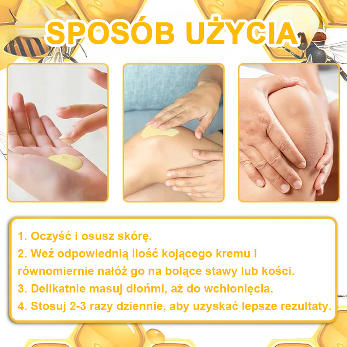 ✅ TLOPA® Przeciwbólowy krem wspierający regenerację kości z toksyną botulinową i jadem pszczelim 🐝🐝