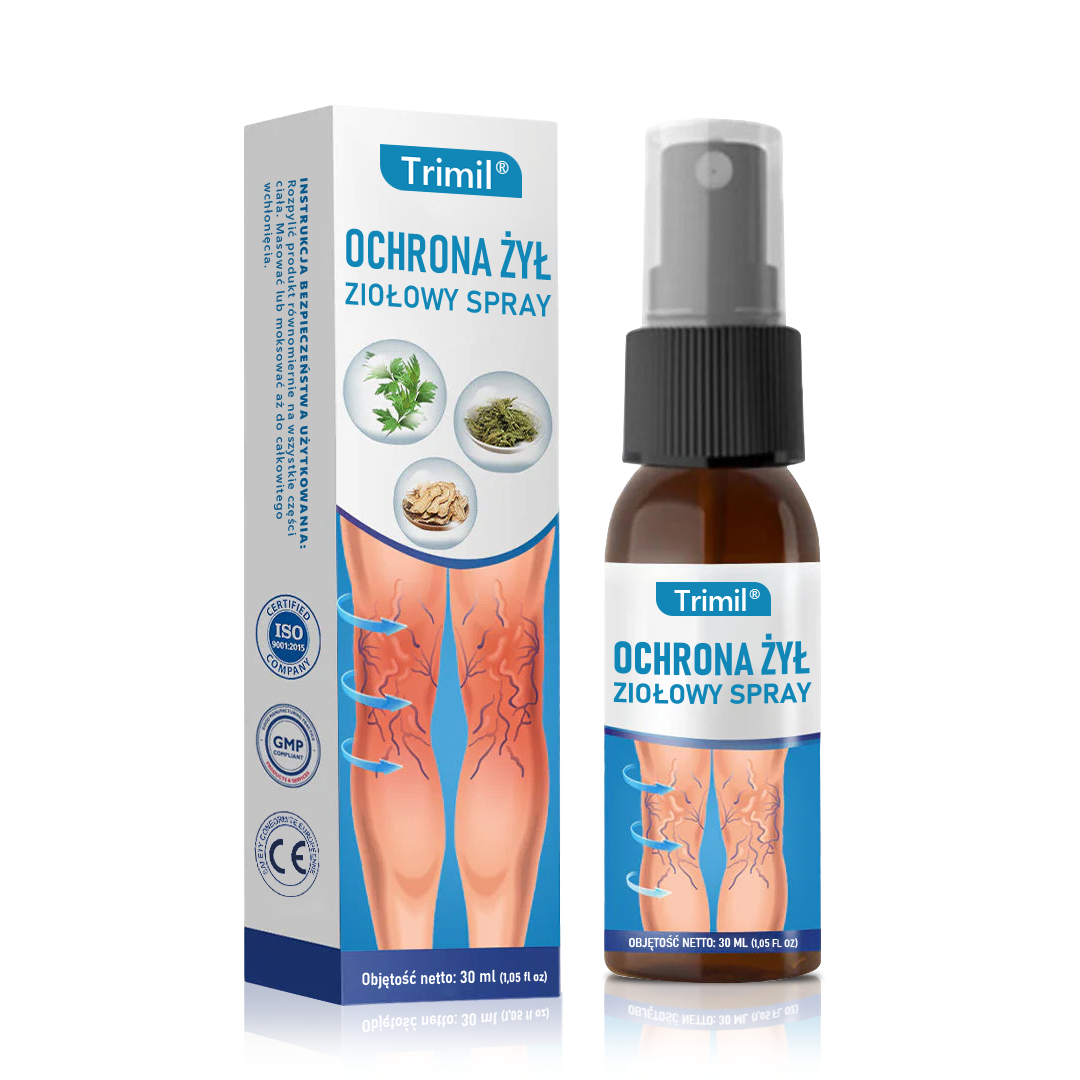 Trimil® Spray Ziołowy na Żylaki – Szybka Ulga, Klinicznie Potwierdzona Skuteczność