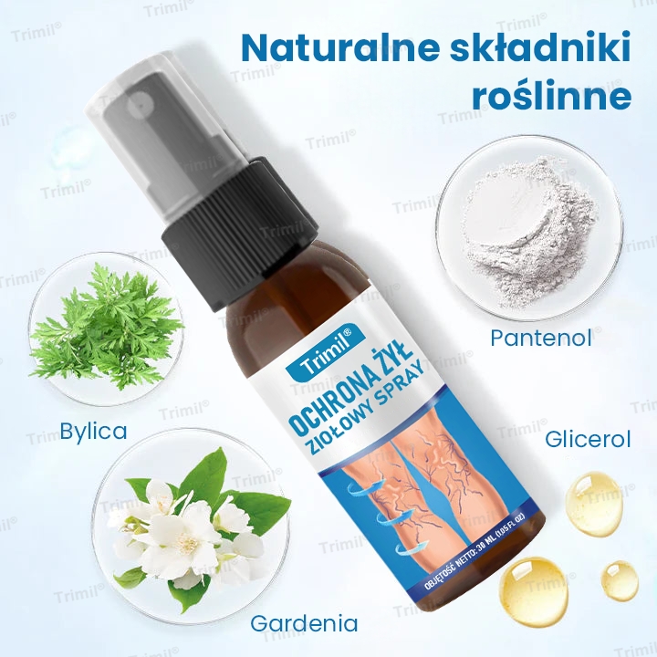 Trimil® Spray Ziołowy na Żylaki – Szybka Ulga, Klinicznie Potwierdzona Skuteczność