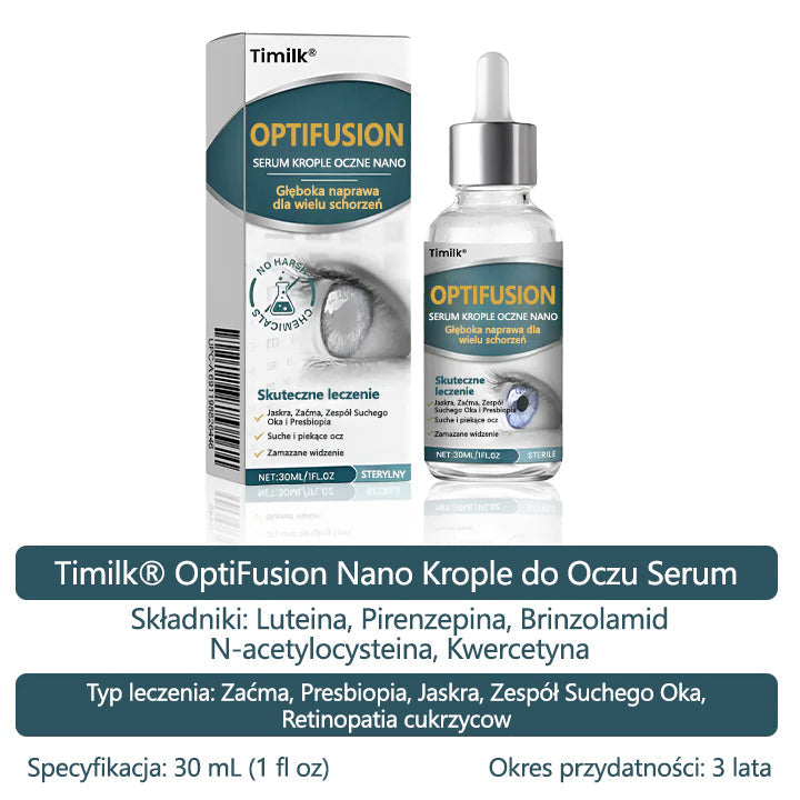 ✅Timilk® OptiFusion Nano Krople do oczu Serum⭐⭐