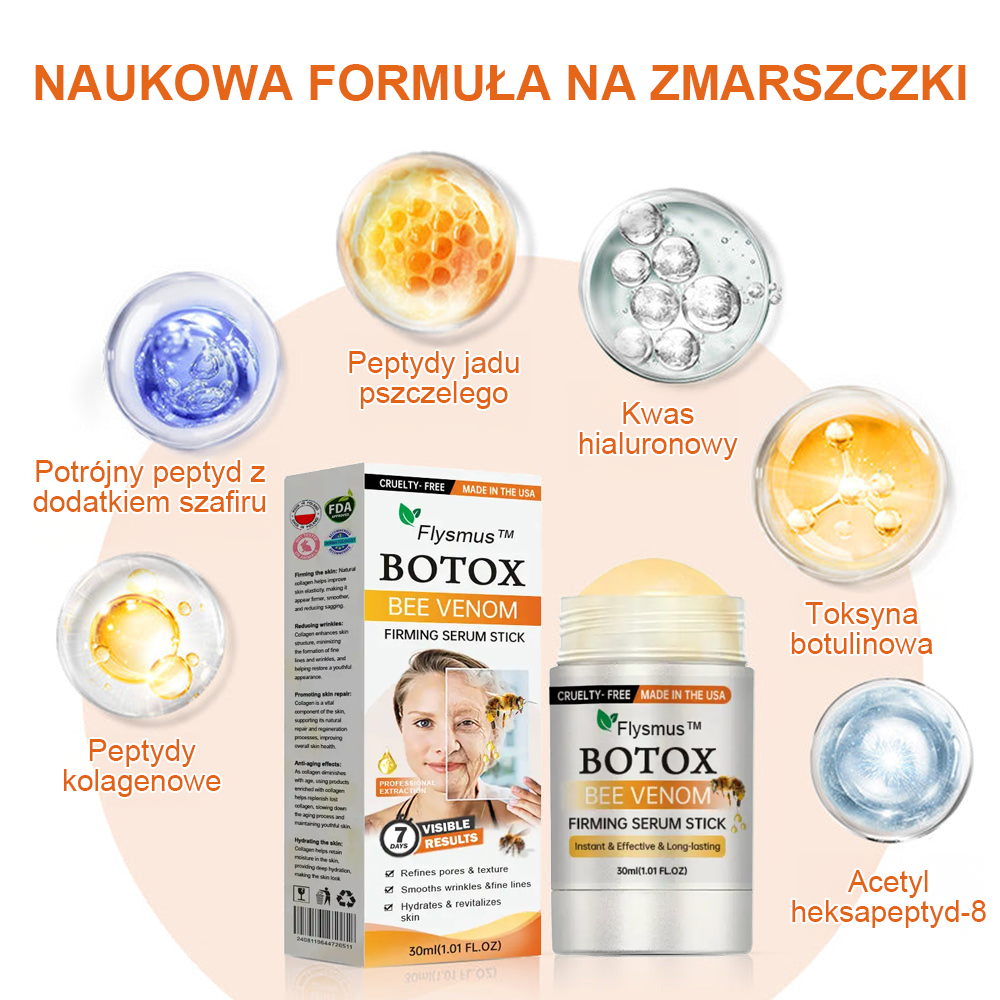 flysmus™ Botox Bee Venom Firming Serum Stick (🔥OSTATNI DZIEŃ 70% ZNIŻKI)💄💄