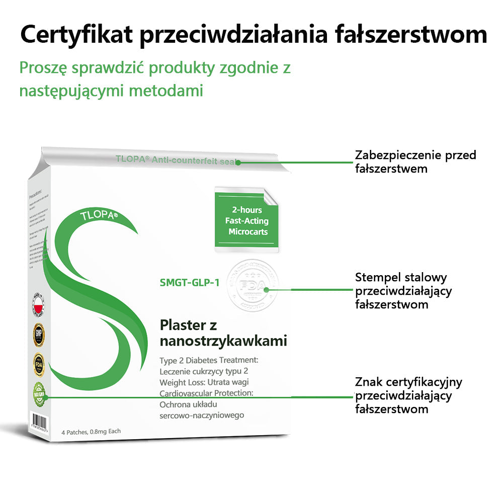 [Zobacz wyniki w ciągu 7 dni]🌻𝗧𝗟𝗢𝗣𝗔® 𝗚𝗟𝗣-𝟭 Nano Microneedle Patch🎀（Bezbolesny, długotrwały, zwalczający cukrzycę, otyłość i choroby układu krążenia）.